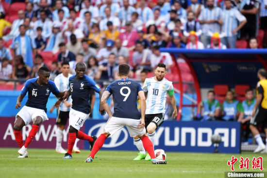 法国4-3阿根廷 看一场比赛梅西被多少人盯防